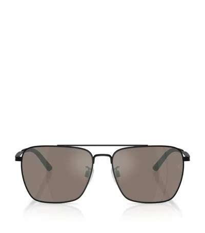 Oliver Peoples Metal R-15 Square Sunglasses In Yellow