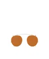 Oliver Peoples Metal Round Sunglasses In Orange