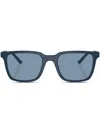 Oliver Peoples Roger Federer 52mm Rectangular Sunglasses In Blue