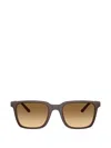 Oliver Peoples X Roger Federer Mr. Federer 52mm Polarized Rectangular Sunglasses In Brown