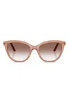Oliver Peoples Mrs. Federer Cat-eye Sunglasses In Brown