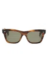 Oliver Peoples Ms. Oliver Square-frame Sunglasses In Brown