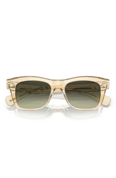 OLIVER PEOPLES MS. OLIVER 51MM GRADIENT SQUARE SUNGLASSES