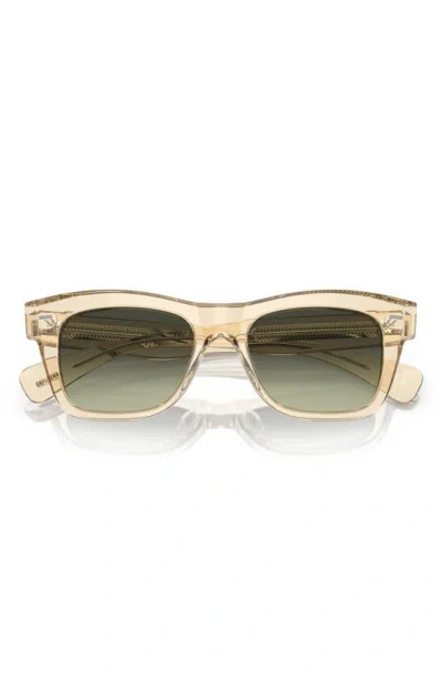 OLIVER PEOPLES OLIVER PEOPLES MS. OLIVER 51MM GRADIENT SQUARE SUNGLASSES