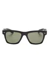 Oliver Peoples N. 04 Sun Square-frame Sunglasses In Braun