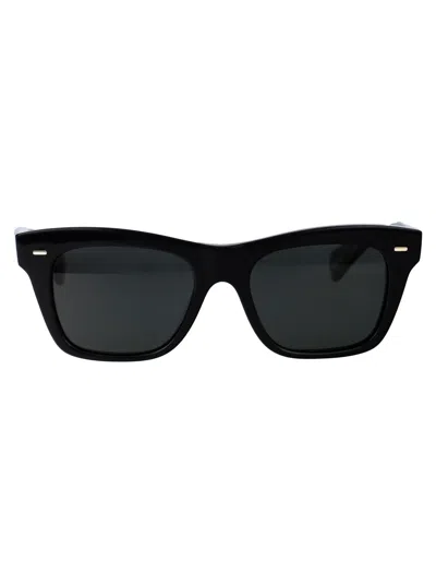 Oliver Peoples N.02 Sunglasses In Blue