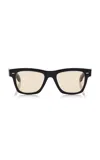 Oliver Peoples N.04 Square-frame Acetate Sunglasses In Multi