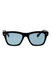 Oliver Peoples N.04 Square-frame Sunglasses In Black