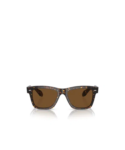Oliver Peoples N.04 Sunglasses In Brown