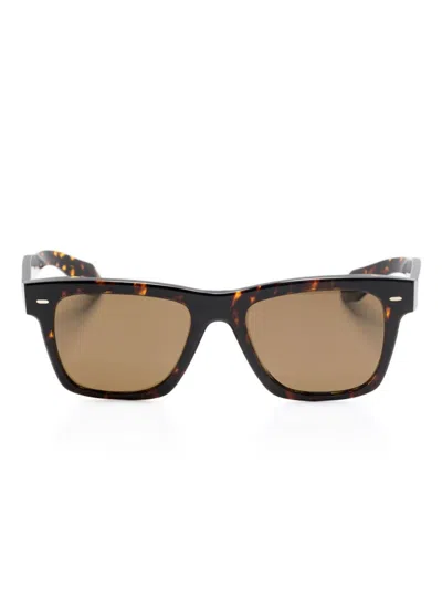 Oliver Peoples N.04 Sonnenbrille In Brown