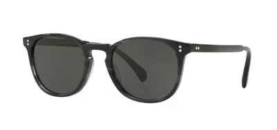 Pre-owned Oliver Peoples N.05 Sun Ov 5547su Black/midnight Express (1731/p2) Sunglasses In Gray