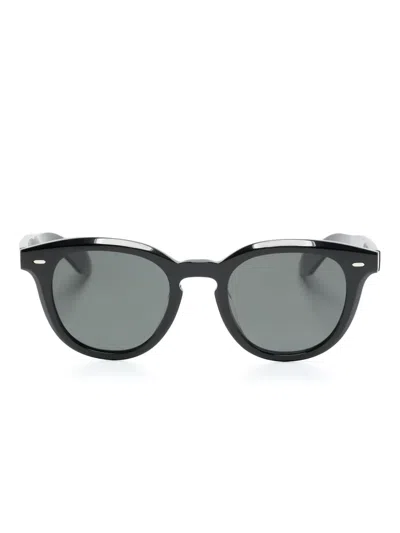 Oliver Peoples N.05 Sun Square-frame Sunglasses In Black
