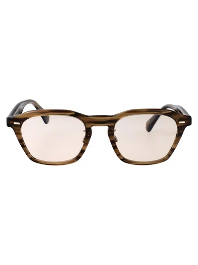 Oliver Peoples N.09 Sun Sunglasses In Brown