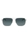 Oliver Peoples Navigator-frame Sunglasses In Green