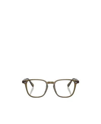 Oliver Peoples Nev Square-frame Glasses In Brown
