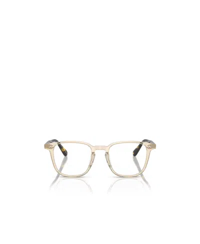 Oliver Peoples Nev Square-frame Glasses In Nude