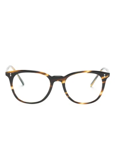 Oliver Peoples Oliver Josianne Square-frame Glasses In Brown