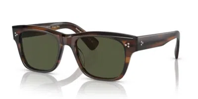 Pre-owned Oliver Peoples Oliver People 0ov5524su 172452 Tuscany Tortoise Soft Square Men's Sunglasses In Gray
