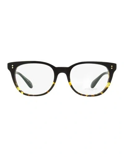 Oliver Peoples Hildie Ov5457u Eyeglasses Woman Eyeglass Frame Black Size 50 Acetate In Black