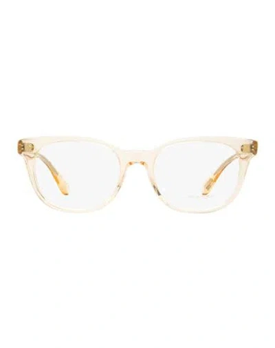 Oliver Peoples Hildie Ov5457u Eyeglasses Woman Eyeglass Frame Cream Size 50 Acetate In White