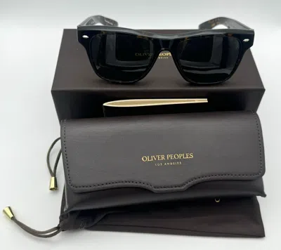 Pre-owned Oliver Peoples Oliver Sixties Sun Ov5522su 1747p1 - Tortoise / G-15 Polarized