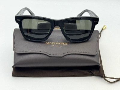 Pre-owned Oliver Peoples Oliver Sun Ov5393su 1492p1 Black / G-15 Polarized Sunglasses