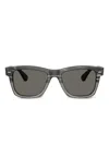 Oliver Peoples Oliver Sun Square-frame Sunglasses In Gray