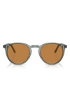 Oliver Peoples O'malley Sun Pantos-frame Sunglasses In Blue