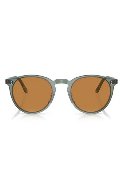 Oliver Peoples O'malley Sun Pantos-frame Sunglasses In Green