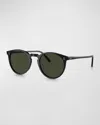 OLIVER PEOPLES O'MALLEY ROUND ACETATE SUNGLASSES