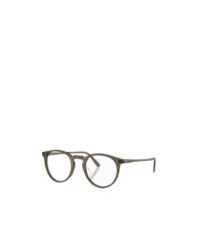 Oliver Peoples O'malley Round-frame Glasses In White