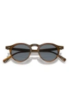 OLIVER PEOPLES OP-13 47MM PHOTOCHROMIC ROUND SUNGLASSES