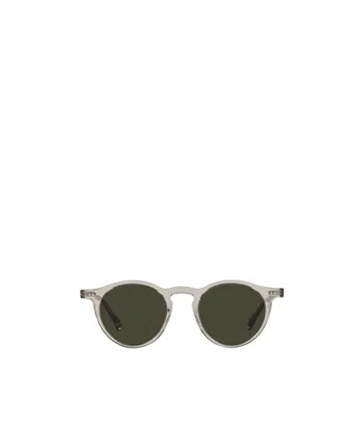 Oliver Peoples Op-13 Round-frame Sunglasses In Green