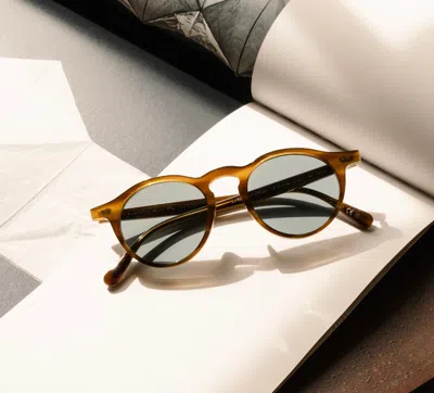 Pre-owned Oliver Peoples Op-13 Sun Ov5504su In Sycamore/ Indigo Photochromic Msrp$684