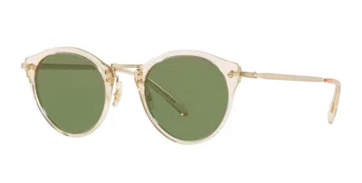 Pre-owned Oliver Peoples Op-505 Sun Ov 5184s Buff/green C (1094/52) Sunglasses