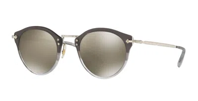 Pre-owned Oliver Peoples Op-505 Sun Ov 5184s Vintage Grey Fade/grey Goldtone Sunglasses In Grey Goldtone Mirrored