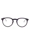 Oliver Peoples Orrison Round-frame Glasses In Schwarz