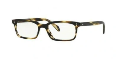 Pre-owned Oliver Peoples Ov 5102 1003 Denison Cocobolo Eyeglasses In Clear