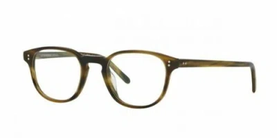 Pre-owned Oliver Peoples Ov 5219 1318 Fairmont Matte Moss Tortoise Eye Wear In Clear