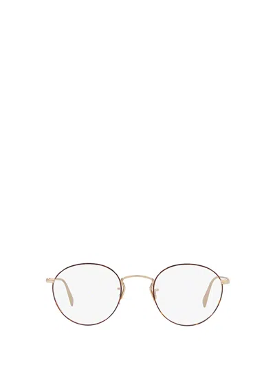 Oliver Peoples Ov1186 Soft Gold / Amber Dtbk Foil Glasses