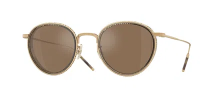 Oliver Peoples Ov1318st Tk-8 Sun 5264g8 Occhiali Da Sole Oro Per Uomo In Brown