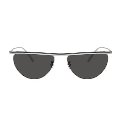 Oliver Peoples Ov1342s - 1984c 503687 Silver/black Collezione Khaite Sunglasses