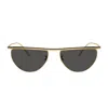 Oliver Peoples X Khaite 1984c 56mm Irregular Sunglasses In Oro