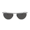 Oliver Peoples Womens Ov1342s 1984c Round-frame Metal Sunglasses Silver In Black