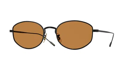 Oliver Peoples Ov1347st Estra 501753 Occhiali Da Sole Neri Per Uomo In Black