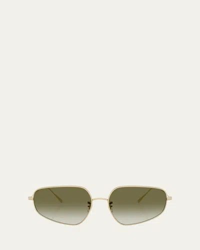 Oliver Peoples Ov1356s Rectangular Metal Sunglasses