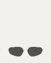 Oliver Peoples Ov1356s Rectangular Metal Sunglasses In Gold