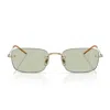 Oliver Peoples Tk-10 Rectangular-frame Glasses In Gold