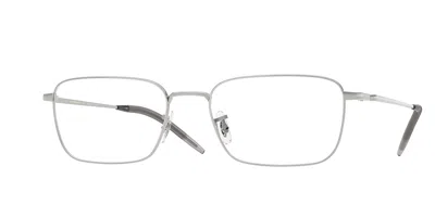 Oliver Peoples Standen Rectangle-frame Glasses In Silver