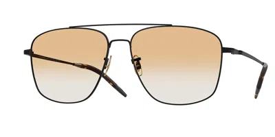 Oliver Peoples Ov1380 Aymes 5062 Men's Sunglasses Black Size 58 In Matte Black